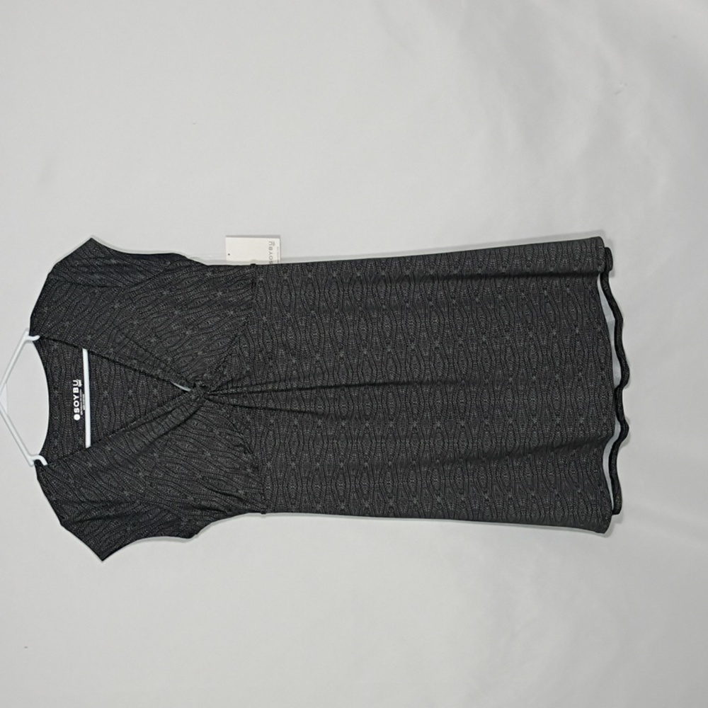 NWT SOYBU Sport Women's Flurry Black Everyday Dress Size Large Athleisure